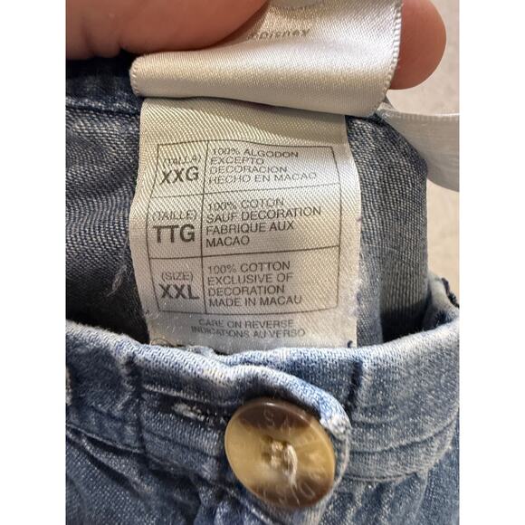 Winnie the Pooh Disney Embroidered Beaded Jeans Denim Pants Vtg Women's XXL - Picture 4 of 15